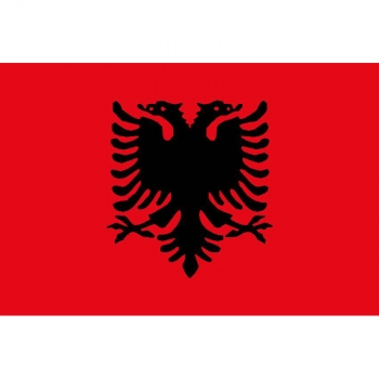 Bandera de albania