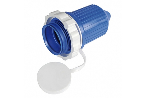 Tapa de PVC azul estaño 30A