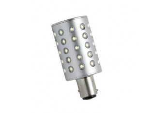 Bombilla bipolar a prueba de agua IP67 50 Led Ba 15D 12-24V