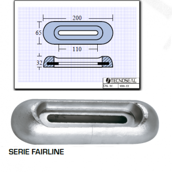 Placa de casco serie Fairline