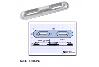 Placa de casco serie Fairline doble ojal