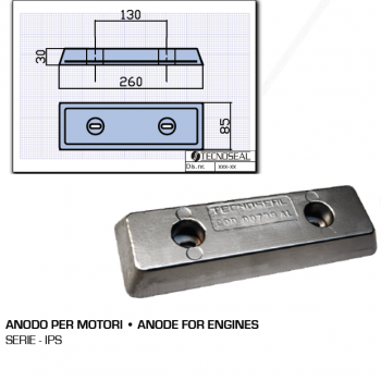 Ánodo de aluminio para motores de la serie IPS