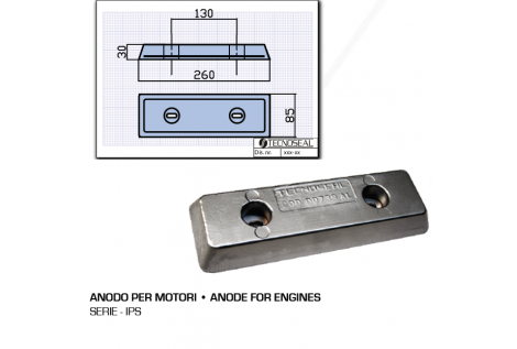 Ánodo de aluminio para motores de la serie IPS