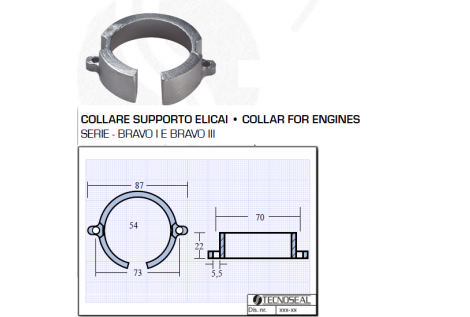 Hélice Soporte Collar Bravo Serie I Bravo II