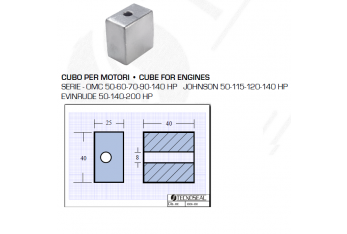 Cubo para motores OMC Johnson Evinrude