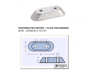 Placa para motores Johnson