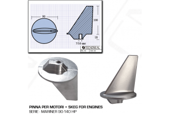 Aleta para motores Mariner 90 140 HP