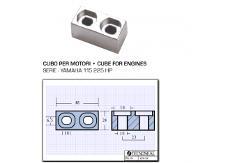 Cubo para motores Yamaha 115 225 CV