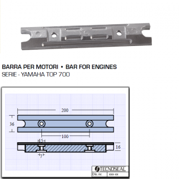 Barra para motores Yamaha Top 700