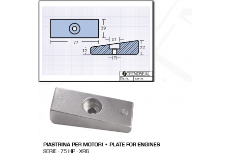 Placa para motores de 75 HP XR6