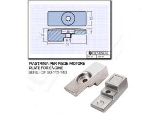 Placa para pie motor DF 90115140