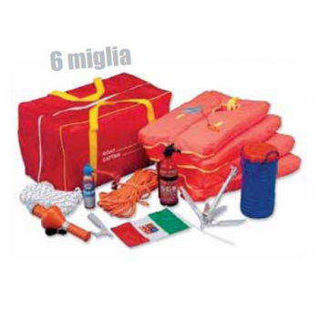 Kit completo Nuevo equipo de seguridad obligatorio 6 millas