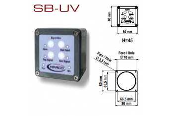 Panel de control 12 / 24V Silbatos electrónicos Marco SB-UV