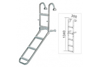 Escalera plegable Confort 180 °