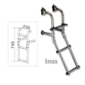 Escalera de 3 peldaños mod. Cheta plegable