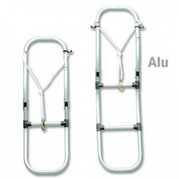 Escalera plegable mod. Alfa para botes inflables 3 o 4 pasos
