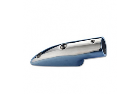 Soporte de pasamanos largo de acero inoxidable