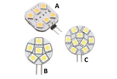 Circuito G4 LED bombillas laterales