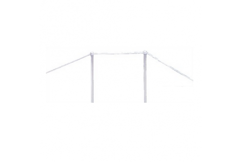 Barandilla para pasarelas completa con candelabros