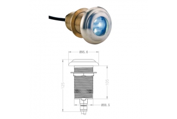 Luz subacuática Halógeno impermeable