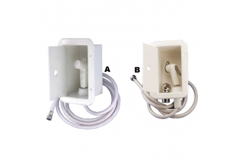 Contenedor con puerta de ducha y manguera flexible 2.5 m