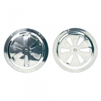 Parrilla redonda de admisión de acero inoxidable con cierre ajustable