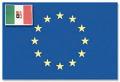 Bandera de europa italia