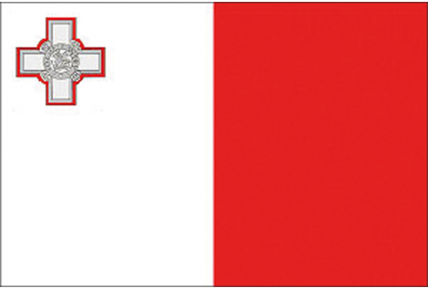 BANDERA MALTA NAZ. CM.20X30