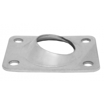 BASE DE ACERO INOXIDABLE 60 ° Ø MM.22