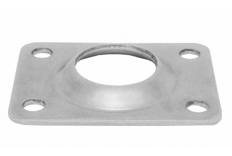 90 ° BASE DE ACERO INOXIDABLE Ø MM.22