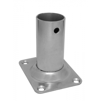 BASE DE ACERO INOXIDABLE 90 ° Ø MM.22