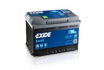 EXIDE Excell baterías de arranque 50Ah 62Ah 74Ah 100Ah