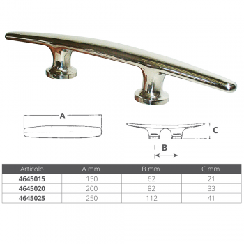 Grapa Grapa Acero inoxidable 316 pulido espejo