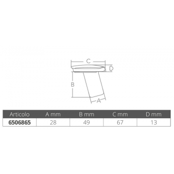 CASQUILLO DE FIJACIÓN EMPOTRADO