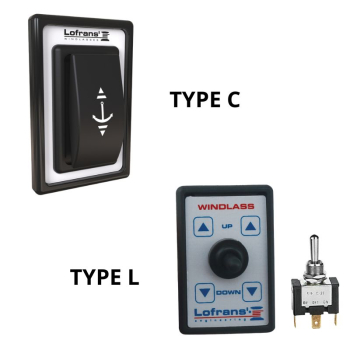 Control de interruptor de arriba / abajo de 12/24 V