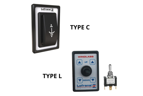 Control de interruptor de arriba / abajo de 12/24 V