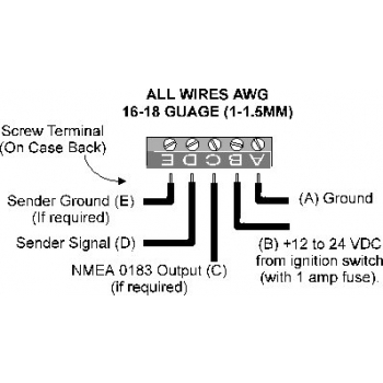 Nivel de combustible inteligente CruzPro FU60B