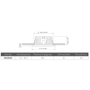 FOCOS EMPOTRADOS MARINA HP
