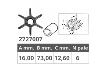 RODETE DE MERCURIO 2 / 4T 18-50 HP