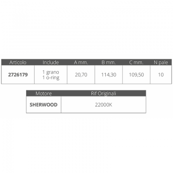 RODETE SHERWOOD 22000K