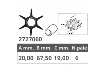 RODETE SUZUKI 2T DT50-60-75-85