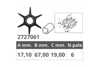 RODETE SUZUKI 2T DT 40-50-60-65