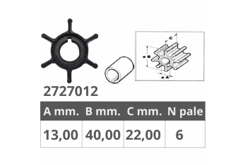 RODETE YAMAHA-MERCURY 2 / 4T 8-15 HP