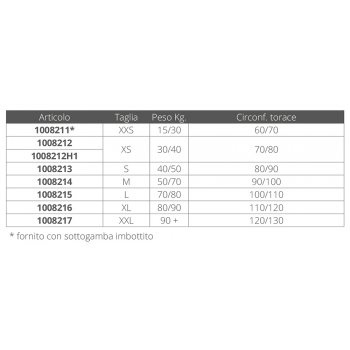 CHAQUETA MARTINICA 40 / 50KG. 150N.