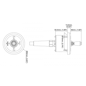 JOYSTICK NEGRO PARA ACTUADOR