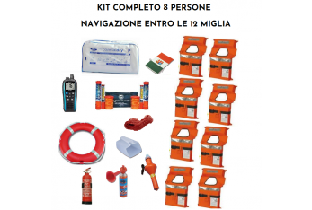 Kit de equipo de seguridad dentro de 6 millas 4 o 6 personas