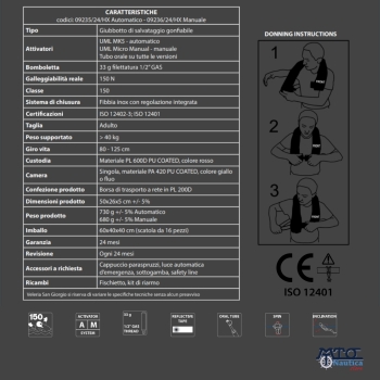 Air Booy autoinflable Air Bag Smart Veleria San Giorgio