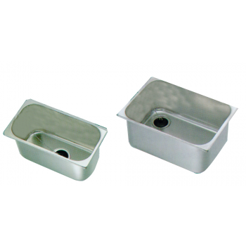 FREGADERO DE ACERO INOXIDABLE MM.350X320x150 PROF.