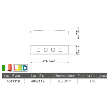 PESTAÑA LUZ CORTESÍA AZUL CPA 3
