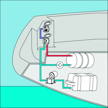 NICHO CUADRADO BLANCO PARA MEZCLADORA